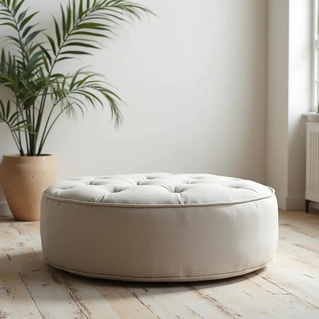 Round Storage Ottomans - Round Storage Ottomans for Smart Small Space Living