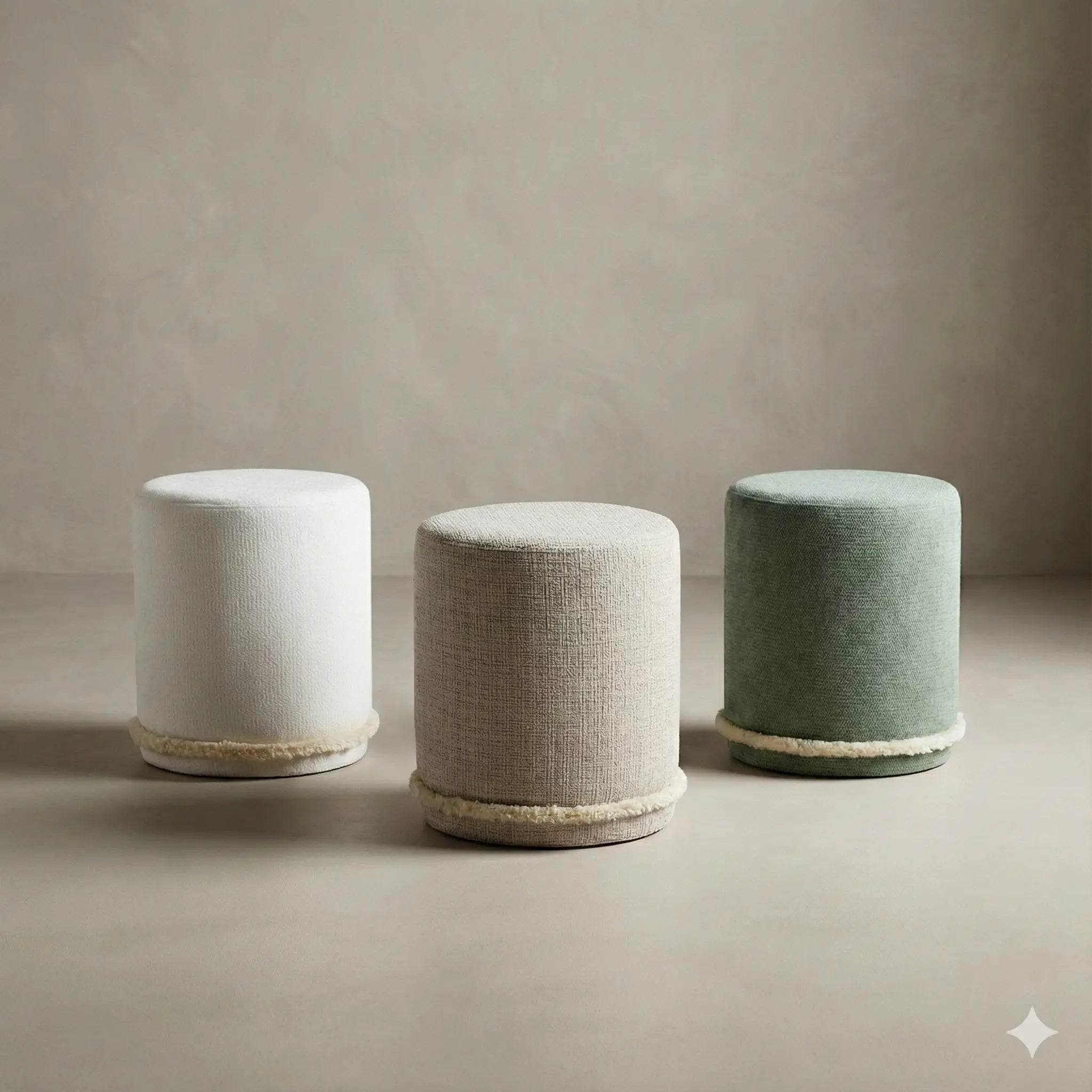 Modern Ottomans & Vanity Stools | Get Set Style Furniture