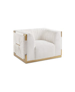 Load image into Gallery viewer, Vanilla Creme Accent Chair #010015
