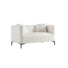 White Tufted Sofa 2 Seaters #020003 Get set style furniture