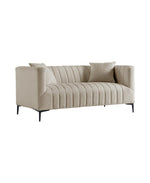 Load image into Gallery viewer, 3 Seats Khaki Tufted Sofa #030001
