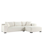Load image into Gallery viewer, White Sectional Sofa Couch #030005
