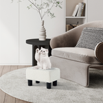 Load image into Gallery viewer, Luxora Rectangle White Boucle Small Foot Stool
