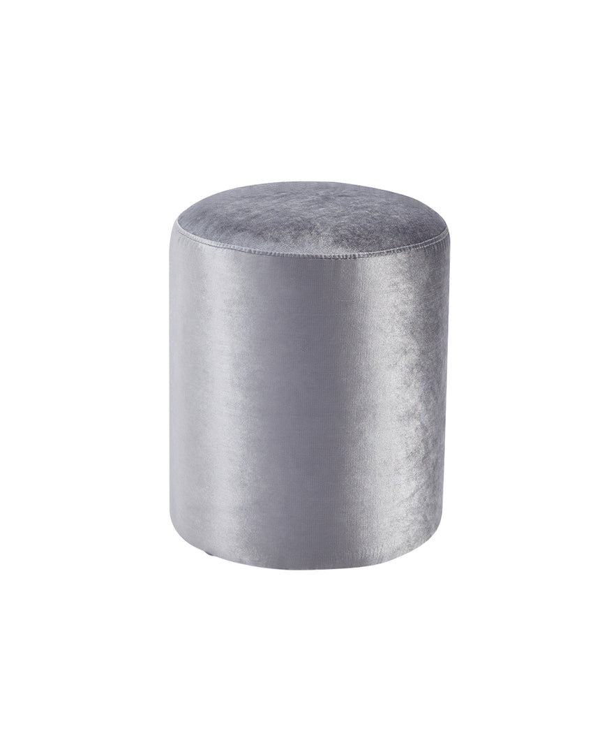 Gray Round Ottoman #100003