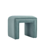 Load image into Gallery viewer, Light Green U Shaped Ottoman #100007
