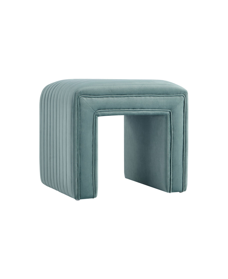Light Green U Shaped Ottoman 