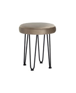 Load image into Gallery viewer, Velvet Brown Vanity Stool #100015
