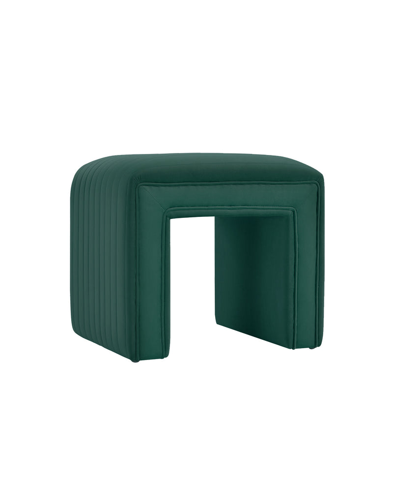 Green U Shaped Ottoman 