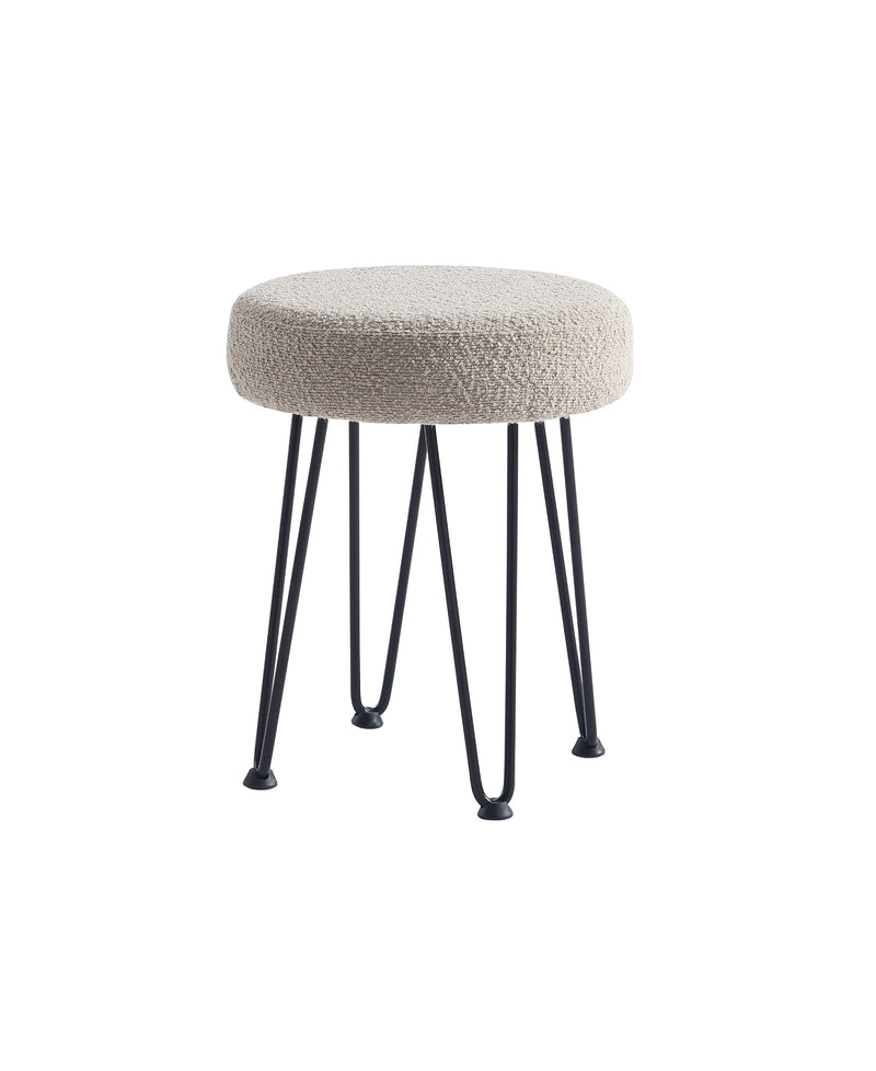 Khaki Vanity Stool 