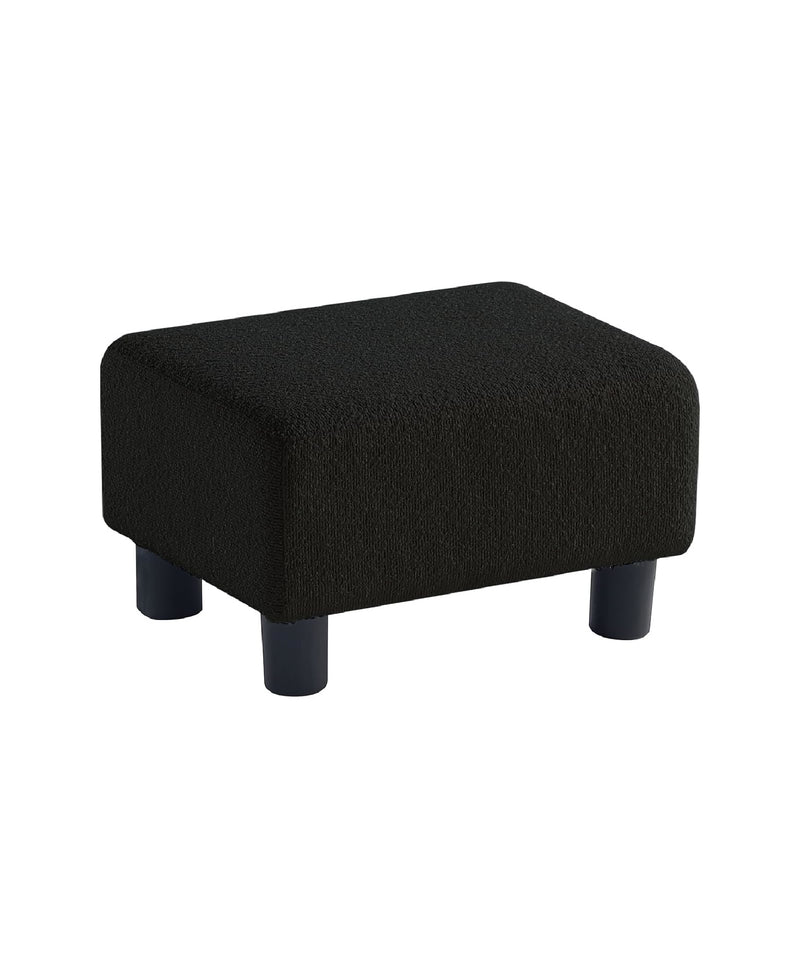 Black Foot Rest Stool 