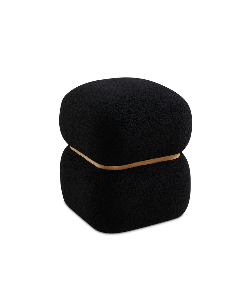 Black Bun Ottoman 