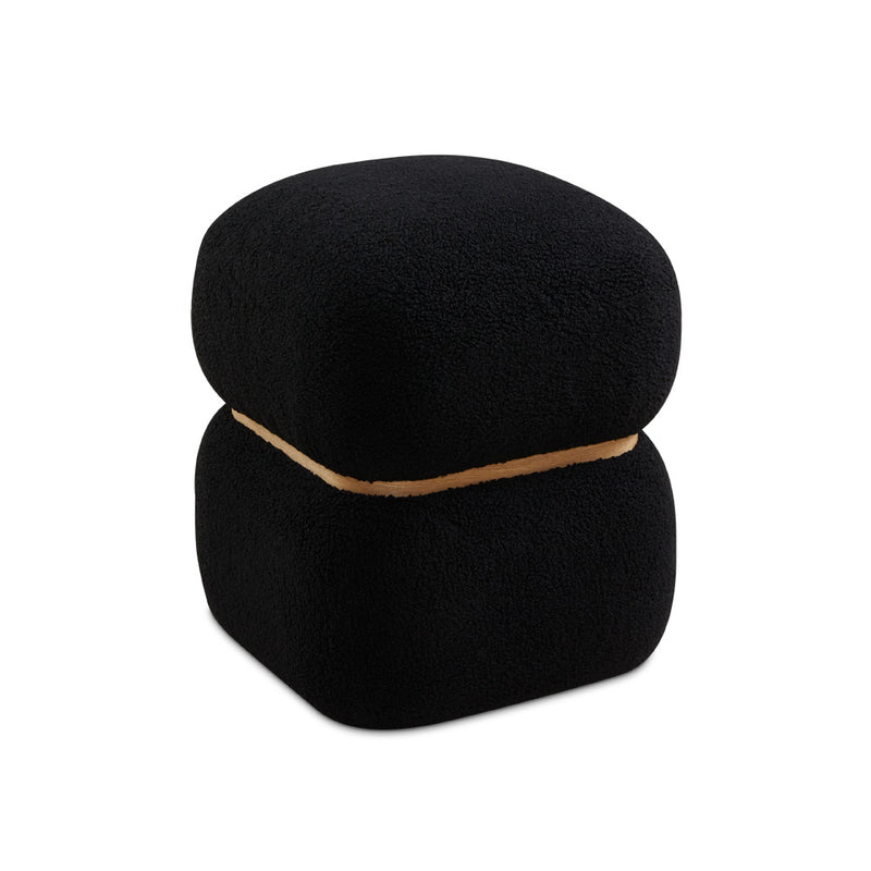 Black Bun Ottoman 