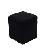 Load image into Gallery viewer, Black Square Ottoman With Storage #100120
