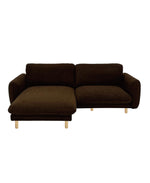 Load image into Gallery viewer, Chocolate Modern L Shape Sectional Sofa #100211
