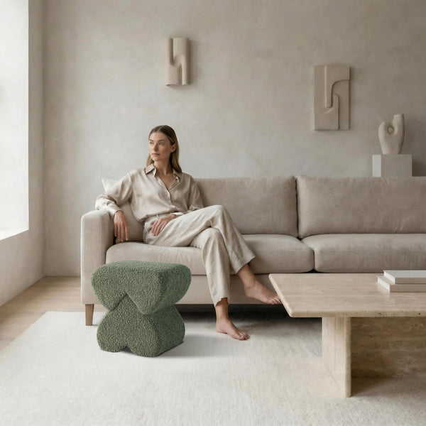 Amora Heart Shaped Ottoman Get Set Style Furniture