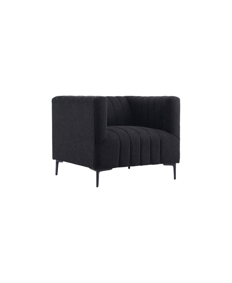 1 Seat Taupe Tufted Sofa #010065