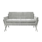 Load image into Gallery viewer, Grey Streamline Loveseat #020011

