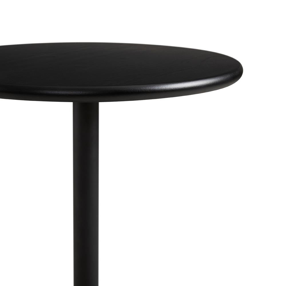Black Round Console Table #700005
