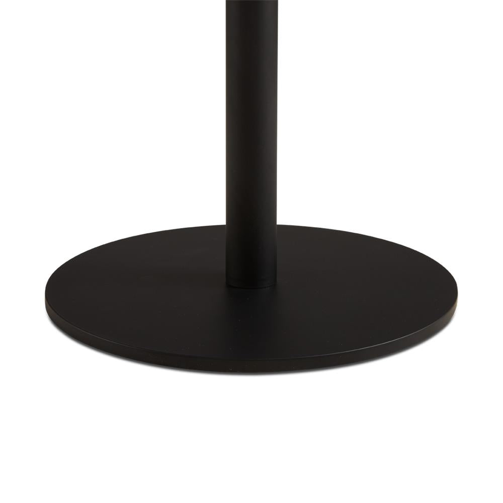 Black Round Console Table #700005