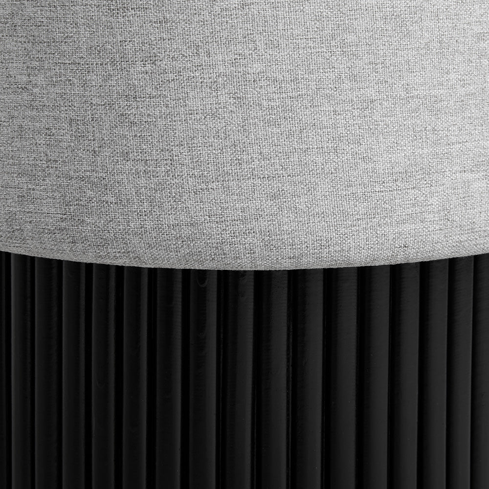 Silver Cylinder Storage Ottoman #100113