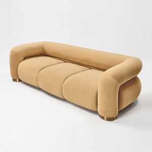 Aurelia Channel-Tufted Sofa (Camel) Get Set Style Furniture