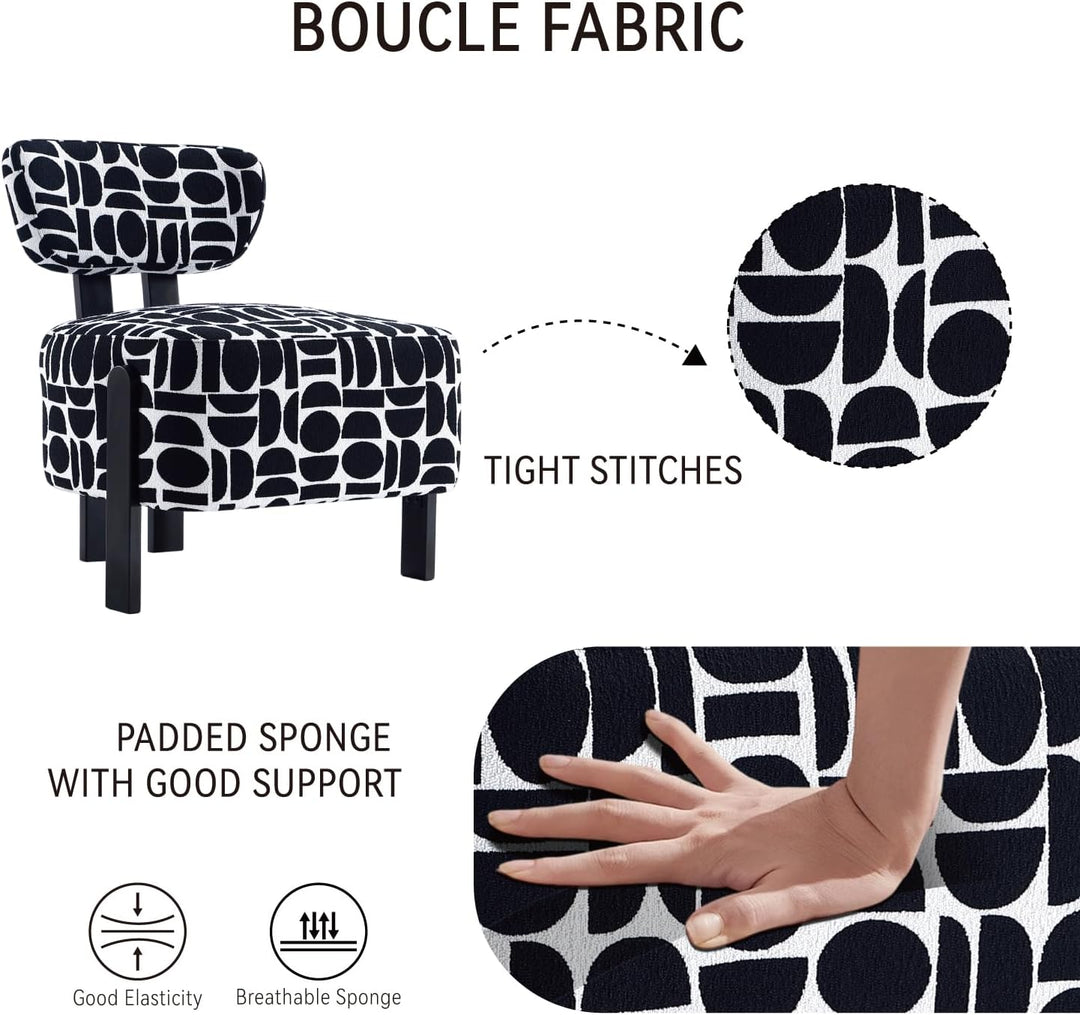 Modern Accent Chair Armless