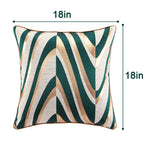 Load image into Gallery viewer, Stylish Green-Gold Throw Pillow Covers
