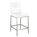 Load image into Gallery viewer, Havana Counter Chair: White Leatherette
