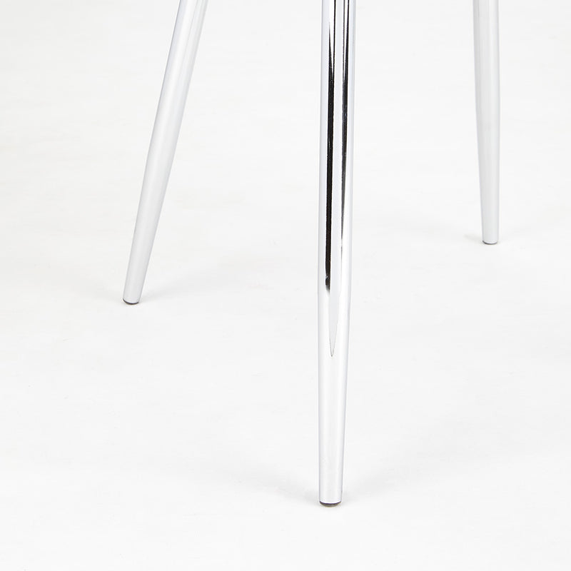 Grey Leatherette Dining Chair 