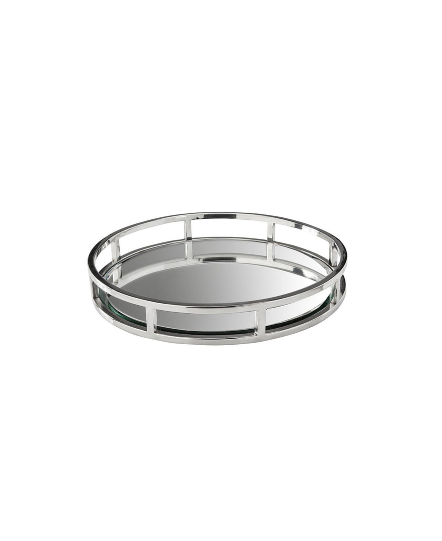 Round Silver Tray GY-1244