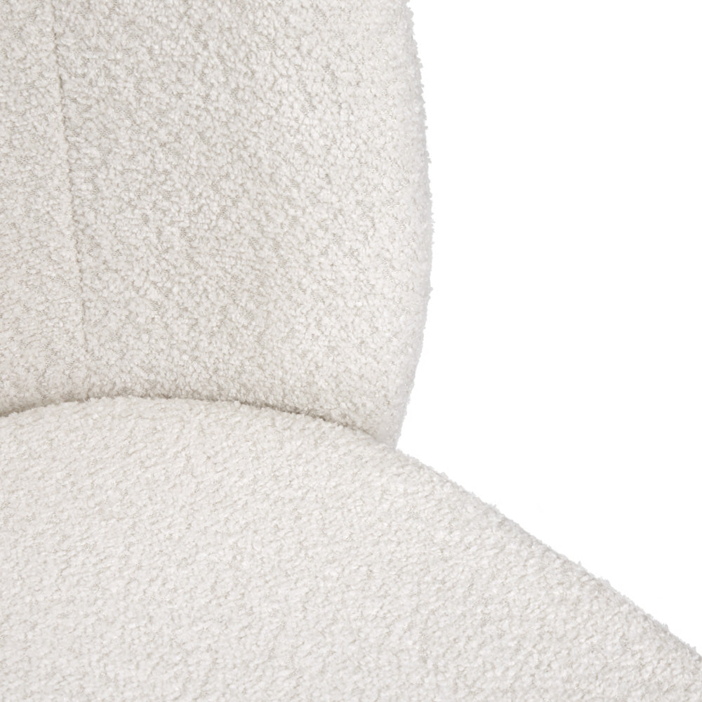 White Fur Fortina Dining Chair #130028