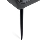 Load image into Gallery viewer, Dark Grey Leatherette Dining Chair #130012

