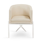 Load image into Gallery viewer, Taupe Leatherette Accent Chair #010022
