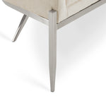 Load image into Gallery viewer, Ivory Crossback Accent Chair #010020
