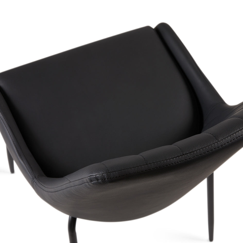 Black Moira Black Dining Chair #130023
