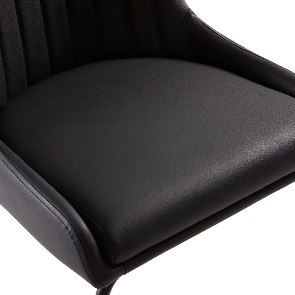 Black Moira Black Dining Chair #130023