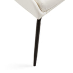 Load image into Gallery viewer, White Moira Black Dining Chair #130022
