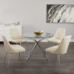 Load image into Gallery viewer, Taupe Moira Dining Chair #130019
