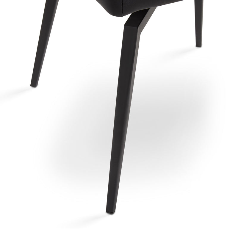 Black Swivel Dining Chair 