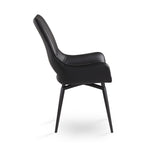 Load image into Gallery viewer, Black Swivel Dining Chair #130031
