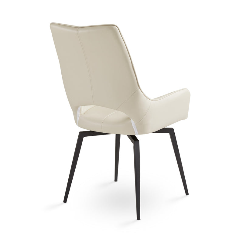 Taupe Swivel Dining Chair 