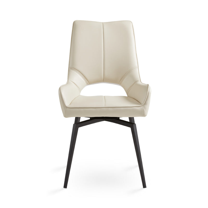 Taupe Swivel Dining Chair 