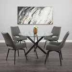 Load image into Gallery viewer, Grey Swivel Dining Chair #130030
