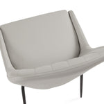 Load image into Gallery viewer, Light Grey Moira Black Dining Chair #130021
