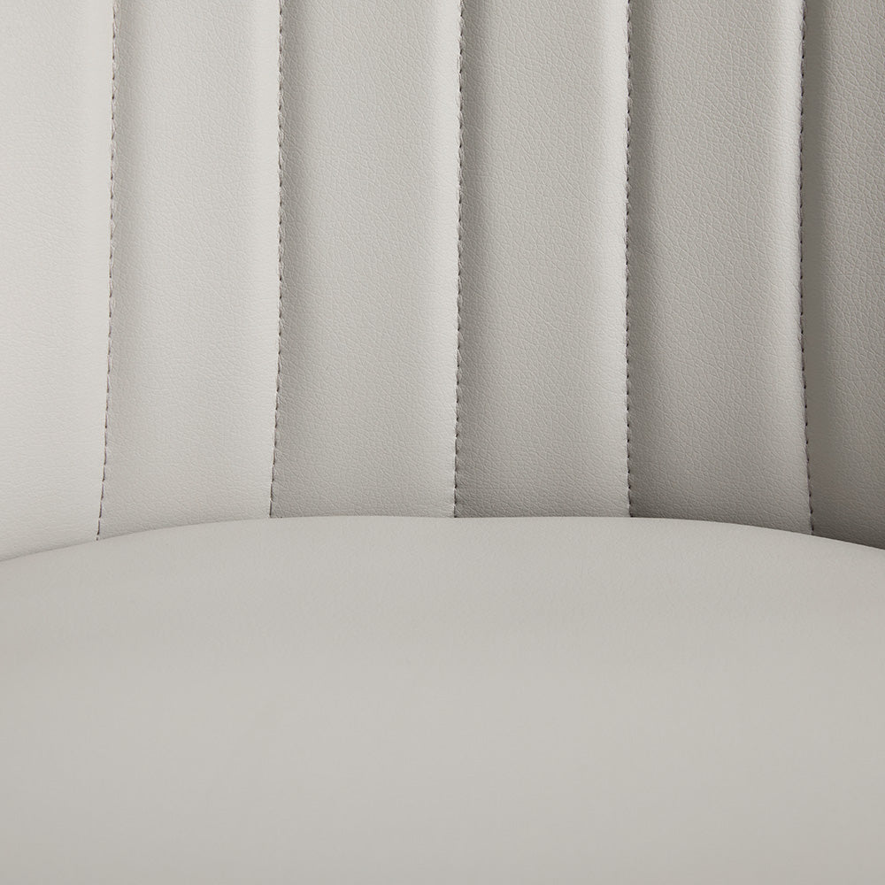Light Grey Moira Black Dining Chair #130021