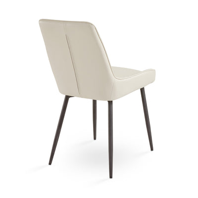 Taupe Leatherette Dining Chair*2 #130010