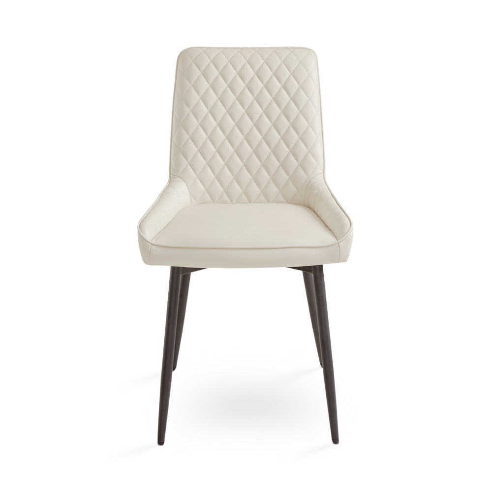 Taupe Leatherette Dining Chair*2 #130010