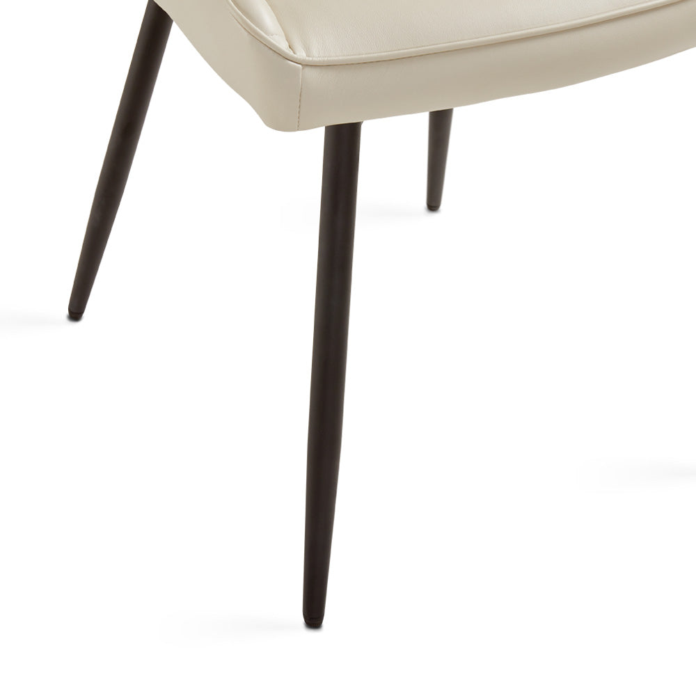 Taupe Leatherette Dining Chair*2 #130010