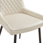Load image into Gallery viewer, Taupe Leatherette Dining Chair*2 #130010
