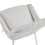 Load image into Gallery viewer, Light Grey Leatherette Dining Chair*2 #130011
